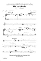 The 23rd Psalm SATB choral sheet music cover